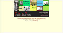 Desktop Screenshot of mercereducation.com