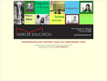 Tablet Screenshot of mercereducation.com